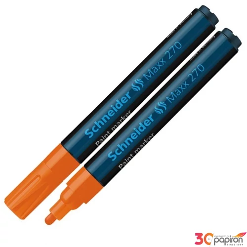 Lakkmarker Schneider Maxx 270' 1-3mm kúpos hegyű narancssárga Írószerek SCHNEIDER 127006