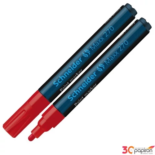 Lakkmarker Schneider Maxx 270' 1-3mm kúpos hegyű piros Írószerek SCHNEIDER 127002