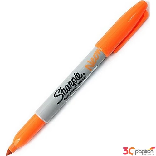 Alkoholos marker Sharpie Marker permanent Neon - Narancs F 1.4 mm