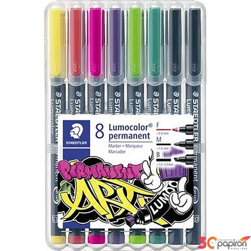 Alkoholos marker 6 Staedtler 2-5mm Lumocolor 350 TS350WP60