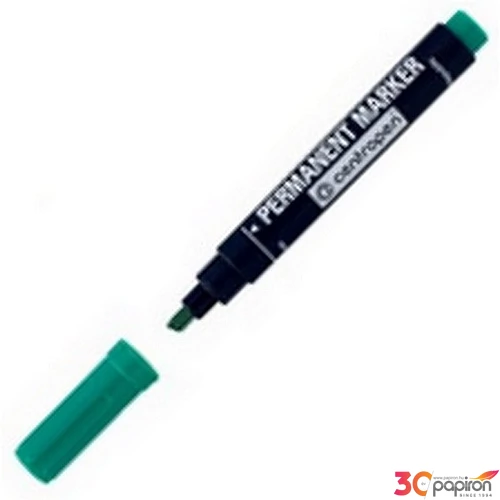 Alkoholos marker Centropen 8576/zöld vágott végű alkoholos filc