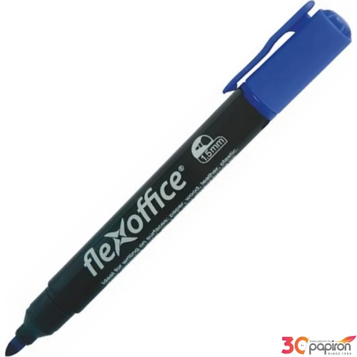 Alkoholos marker Flexoffice PM03' 1,5mm kúpos hegyű kék Írószerek FLEXOFFICE FO-PM03BLUE