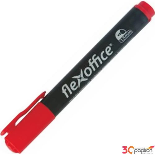 Alkoholos marker Flexoffice PM03' 1,5mm kúpos hegyű piros Írószerek FLEXOFFICE FO-PM03RED