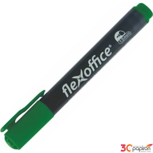 Alkoholos marker Flexoffice PM03' 1,5mm kúpos hegyű zöld Írószerek FLEXOFFICE FO-PM03GREEN