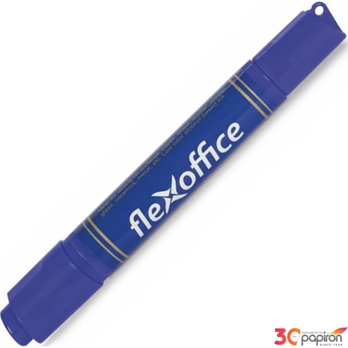 Alkoholos marker Flexoffice PM04' 0,8/6mm kúpos/vágott hegyű kék Írószerek FLEXOFFICE FO-PM04BLUE