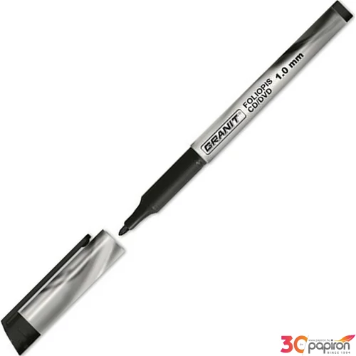 Alkoholos marker Granit OHP, 1 mm, M859", fekete