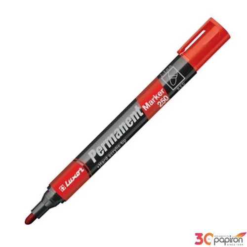 Alkoholos marker Luxor 250 3453 1-3mm kerek heggyel piros