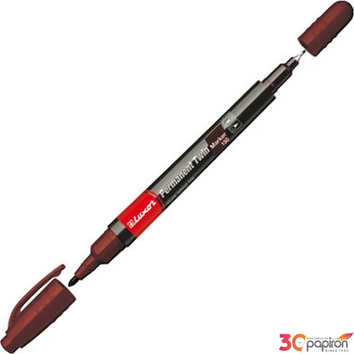 Alkoholos marker Luxor Twin 150 barna/0,7mm-1mm heggyel