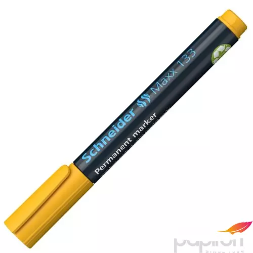 Alkoholos marker Schneider 1-4 mm, vágott, Maxx 133, sárga