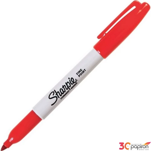 Alkoholos marker Sharpie FINE Marker permanent F 1mm - piros