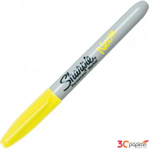 Alkoholos marker Sharpie Marker permanent Neon - Sárga F 1.4 mm