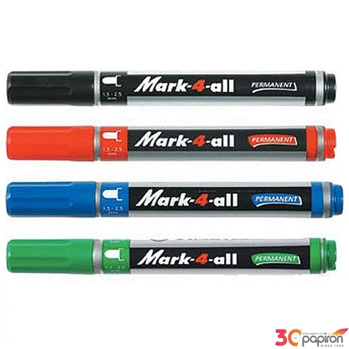 Alkoholos marker Stabilo Mark-4-all 1,5-2,5mm kúpos hegyű zöld Írószerek STABILO 651/36