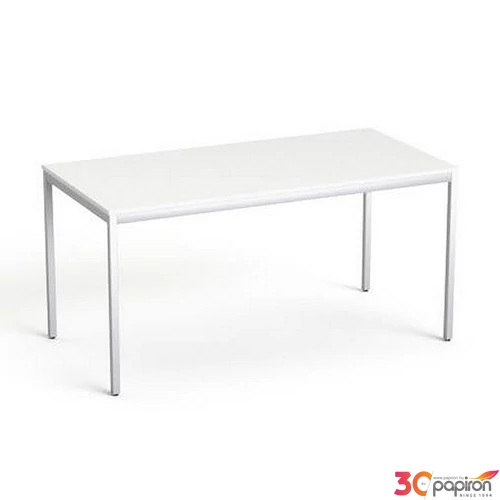 Általános asztal fémlábbal 75x150cm MAYAH Freedom SV-39 fehér