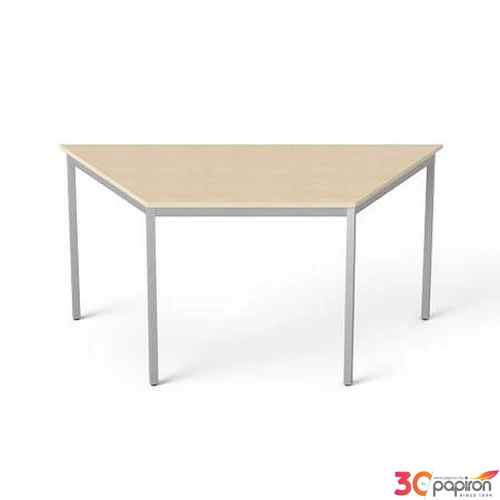Általános asztal fémlábbal trapéz alakú 75x150/75cm MAYAH Freedom SV-41 juhar