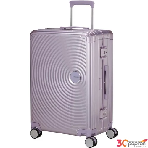 American Tourister bőrönd 25' Soundbox Alu Spinner 68/25 Tsa 155710/A646-Stormy Lilac
