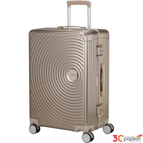 American Tourister bőrönd 25' Soundbox Alu Spinner 68/25 Tsa 155710/1133-Bronze