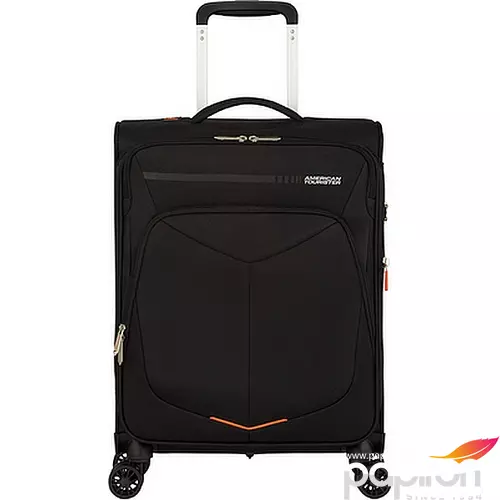 American Tourister kabinbőrönd Summerfunk 55/20 bővíthető bőrönd 124889/1041 fekete, 4 kerekű, textil