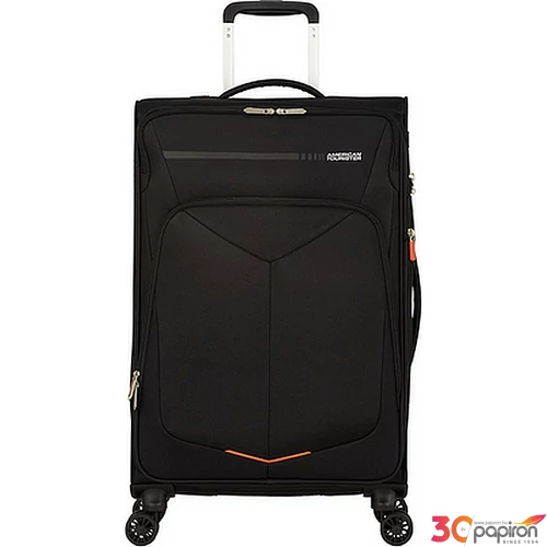 American Tourister bőrönd 67/2 Summerfunk 67/24 bővíthető bőrönd 124890/1041 fekete, 4 kerekű, textil