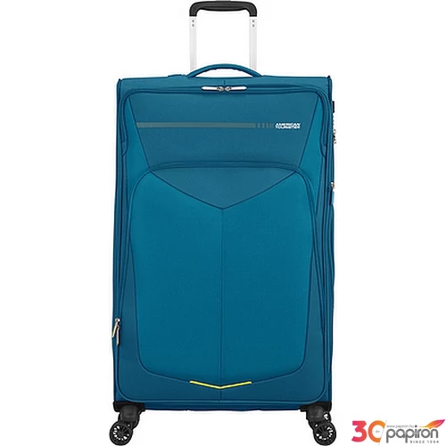 American Tourister bőrönd 79/2 Summerfunk 79/29 bővíthető bőrönd 124891/2824 kékeszöld, 4 kerekű, textil