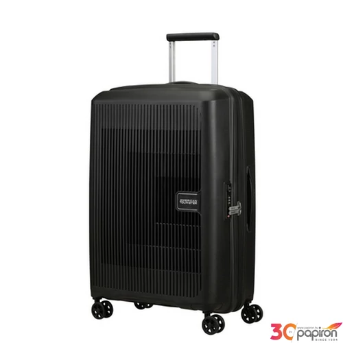 American Tourister bőrönd Aerostep Spinner 67/24 Exp Tsa 14'6820/1041-Black