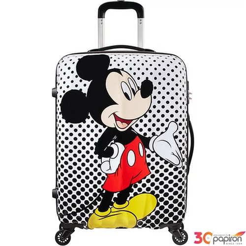 American Tourister bőrönd Alfatwist 2.0 Disney Legends SINNER 65 64479/7483 Mickey Mouse Polka Dot