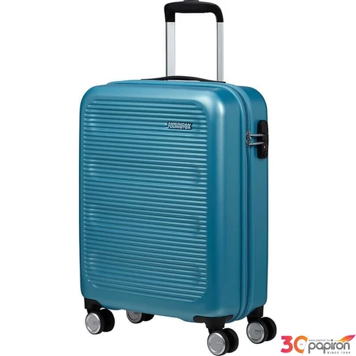American Tourister bőrönd Astrobeam 55/20 Spinner Tsa Icy Aqua