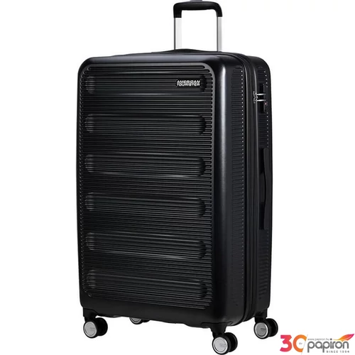 American Tourister bőrönd Astrobeam 78/29 Spinner Exp Tsa Storm Black 149797/0635