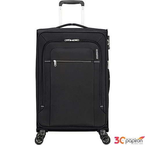 American Tourister bőrönd Crosstrack spinner 67/24 Tsa Exp 133190/1062 Black/Grey