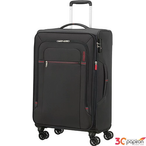 American Tourister bőrönd Crosstrack spinner 67/24 Tsa Exp 133190/2645 Grey/Red