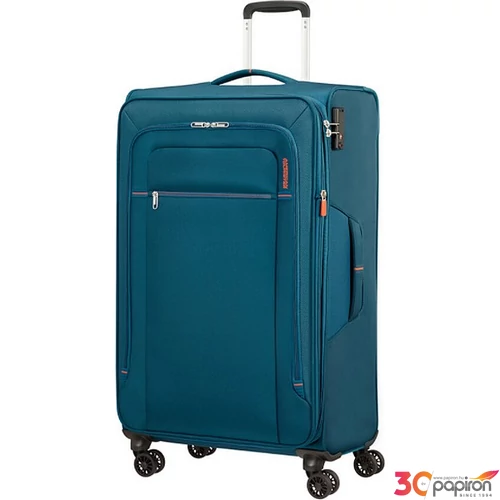 American Tourister bőrönd Crosstrack spinner 79/29 Tsa Exp 133191/6032 Navy/Orange