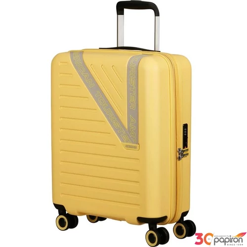 American Tourister bőrönd Dynabelt Spinner 55/20 Exp Tsa 154291/1839-Yellow