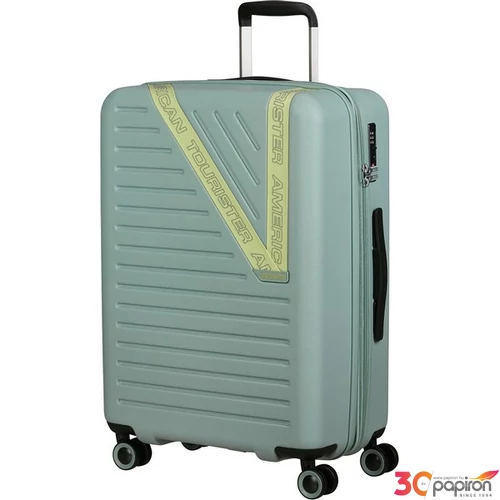 American Tourister bőrönd Dynabelt Spinner 66/24 Exp Tsa 154292/A617-Green