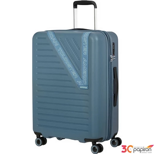 American Tourister bőrönd Dynabelt Spinner 66/24 Exp Tsa 154292/A618-Blue