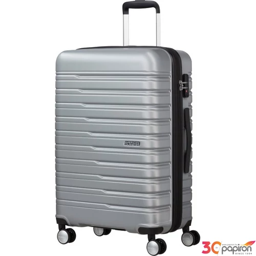 American Tourister bőrönd 25' Flashline Spinner 67/24 Exp Tsa 149768/6260-Sky Silver