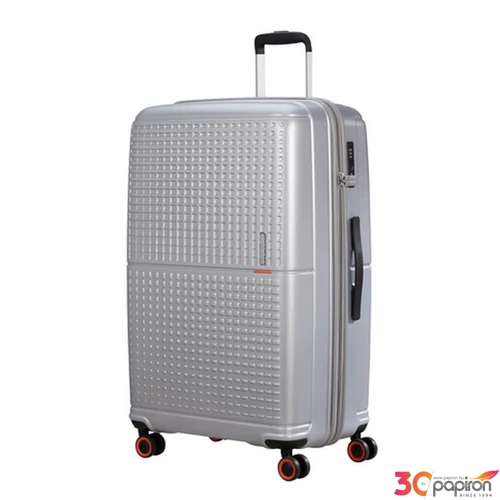 American Tourister bőrönd Geopop Spinner 77/28 Tsa 14'7022/1546-Metallic Silver