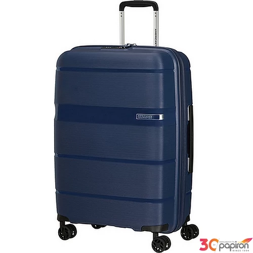 American Tourister bőrönd Linex spinner 66/24 Deep Navy 128454/D418 Deep Navy - 4 kerekű