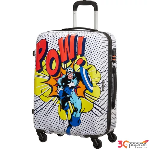 American Tourister bőrönd Marvel Legends Spinner 65/24 Alfatwist 64492/9074-Captain America Pop Art