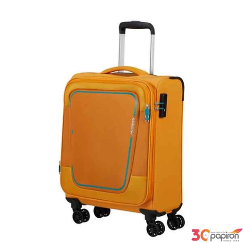 American Tourister kabinbőrönd Pulsonic Spinner 55/20 Exp Tsa 14'6516/1843-Sunset Yellow