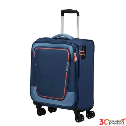 American Tourister kabinbőrönd Pulsonic Spinner 55/20 Exp Tsa 14'6516/6636-Combat Navy