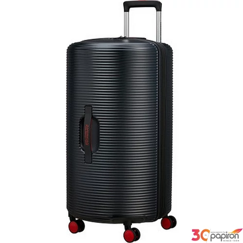 American Tourister bőrönd Rollio Spinner 75/28 Exp Tsa 152971/1073-Black/Red