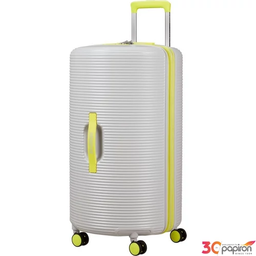 American Tourister bőrönd Rollio Spinner 75/28 Exp Tsa 152971/A274-Grey/Lime