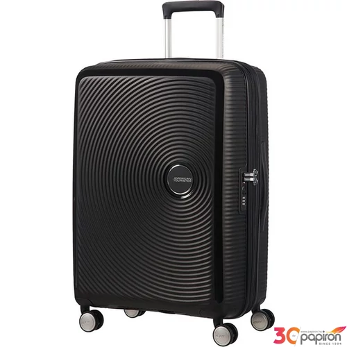 American Tourister bőrönd Soundbox 46,5x67x29/32cm 3,7kg 4kerekű 88473/1027 fekete