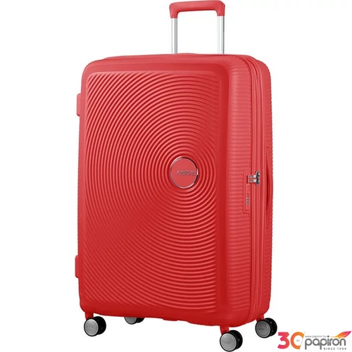 American Tourister bőrönd Soundbox 51x77x29/32cm 4,2kg 4kerekű 88474/1226 korall piros