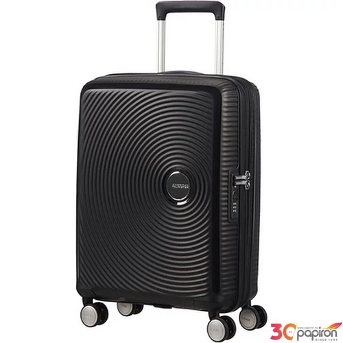 American Tourister bőrönd Soundbox spinner 55/20 Bass Black 88472/1027 Bass Black - 4 kerekű bőrőnd