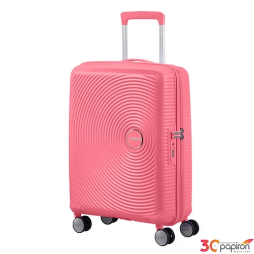 American Tourister kabinbőrönd Soundbox Spinner 55/20 Tsa Exp 88472/A039-Sun Kissed Coral