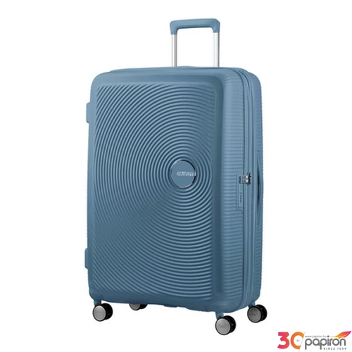 American Tourister bőrönd Soundbox Spinner 77/28 TSA Exp 88474/E612-Stone Blue
