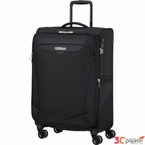 American Tourister bőrönd Summerride Spinner M Exp Tsa 14'9499/1041-Black