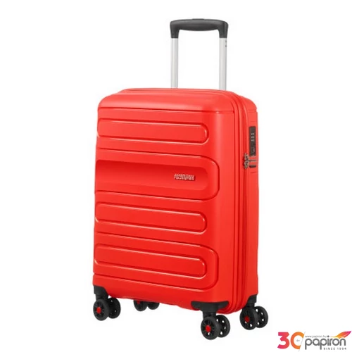 American Tourister kabinbőrönd Sunside spinner 55/20 107526/409 Sunset Red
