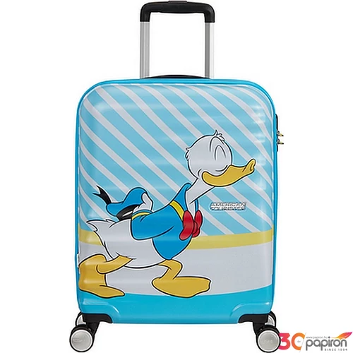 American Tourister kabinbőrönd Wavebreaker Disney SPIN 55/20 85667/8661 Donald Blue Kiss