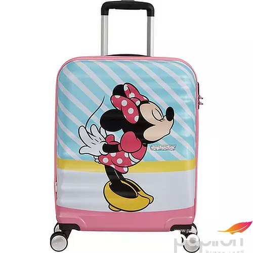 American Tourister kabinbőrönd Wavebreaker Disney SPIN 55/20 85667/8623 Minnie Pink Kiss